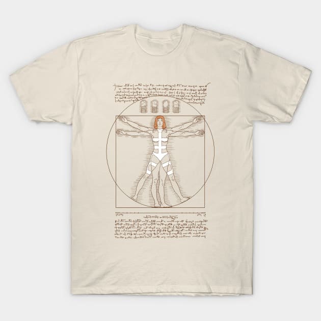 Vitruvian Leeloo T-Shirt by Andriu